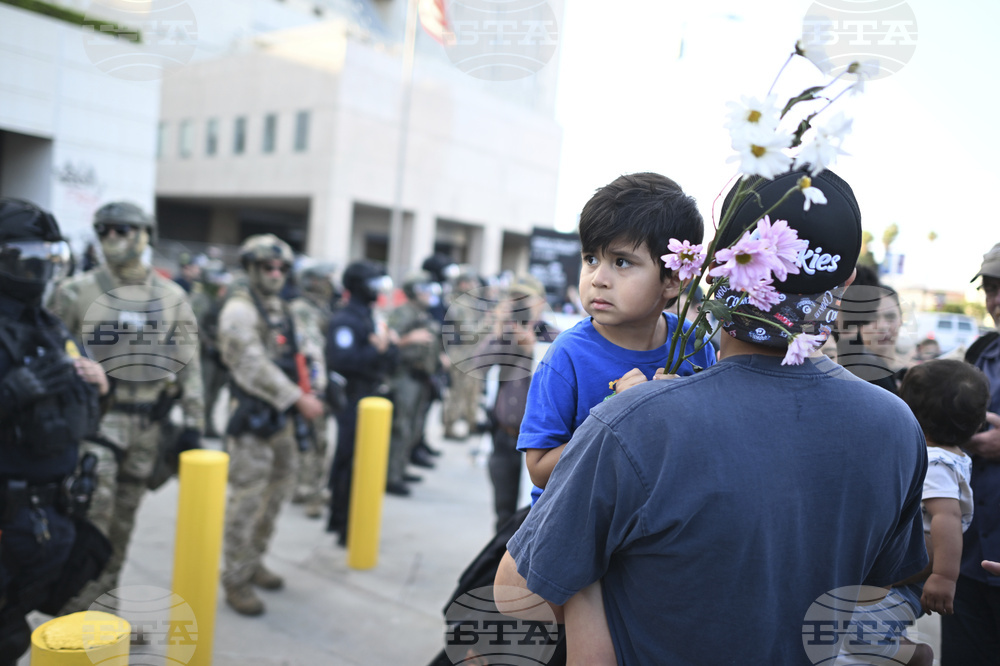 Immigration Protests Los Angeles