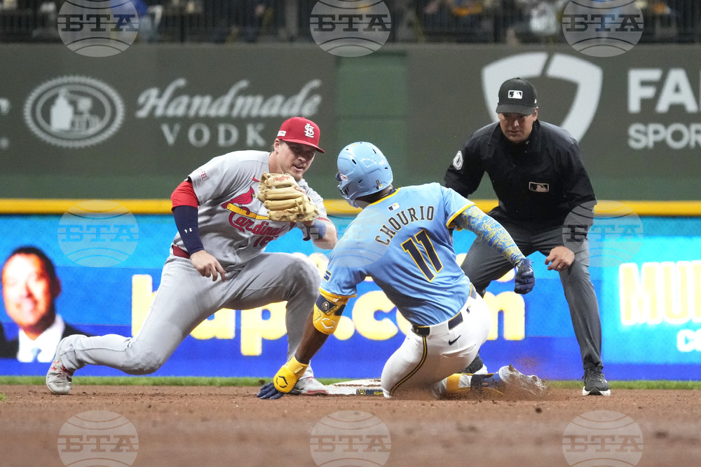 Cardinals Brewers Baseball