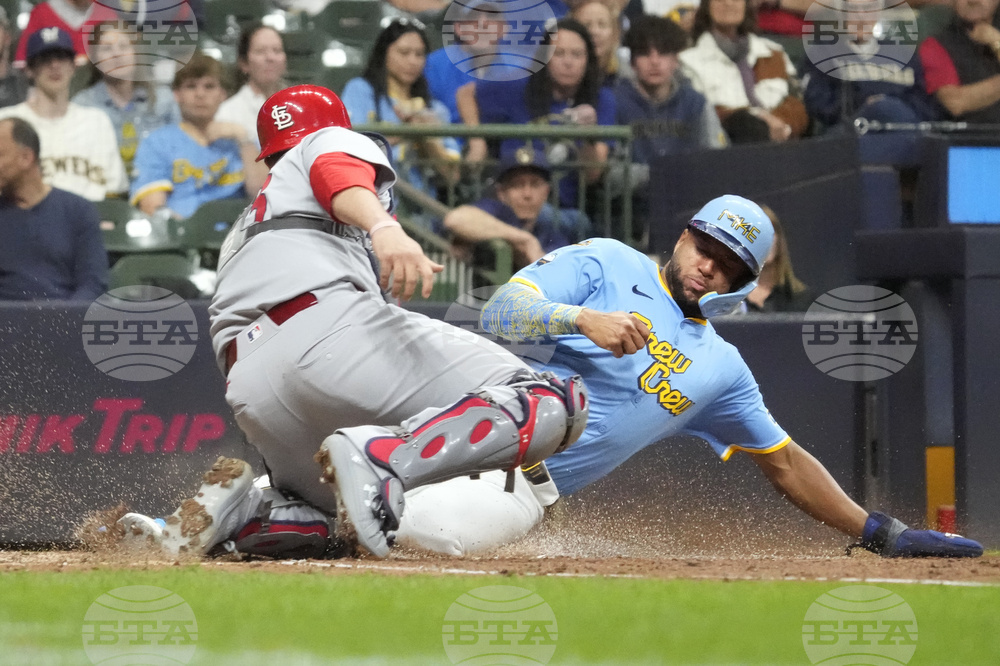 Cardinals Brewers Baseball