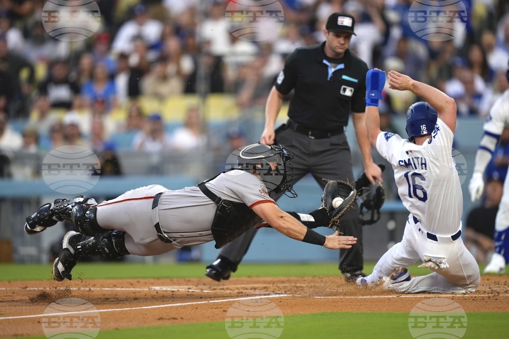 Giants Dodgers Baseball