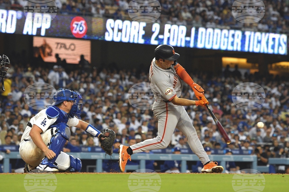 Giants Dodgers Baseball