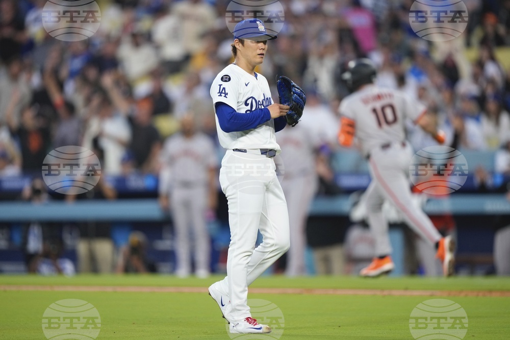 Giants Dodgers Baseball