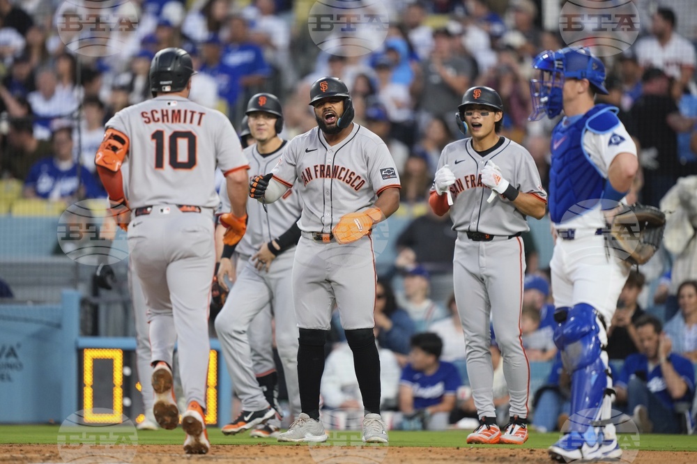 Giants Dodgers Baseball