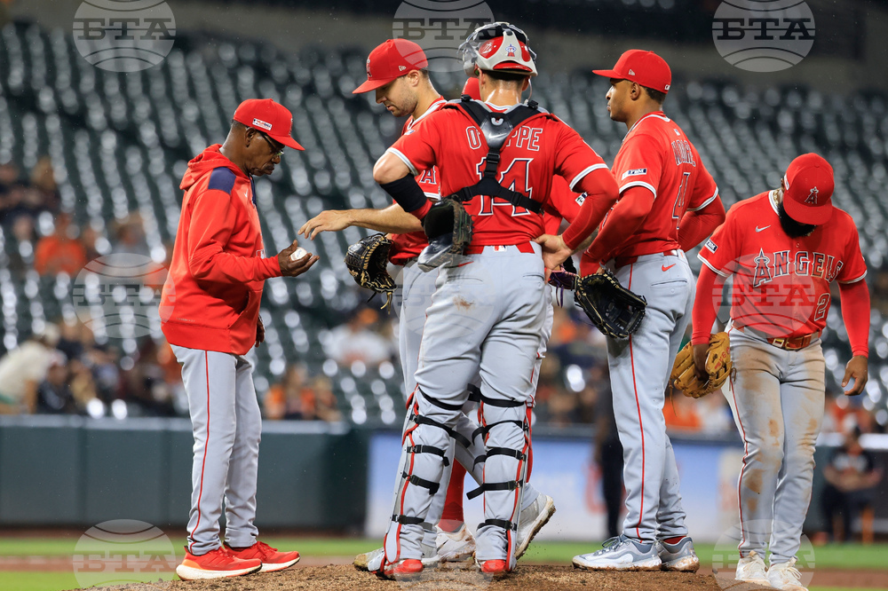 Angels Orioles Baseball