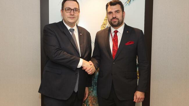 Foreign Minister Georg Georgiev Meets with Czech Counterpart Jan Lipavsky