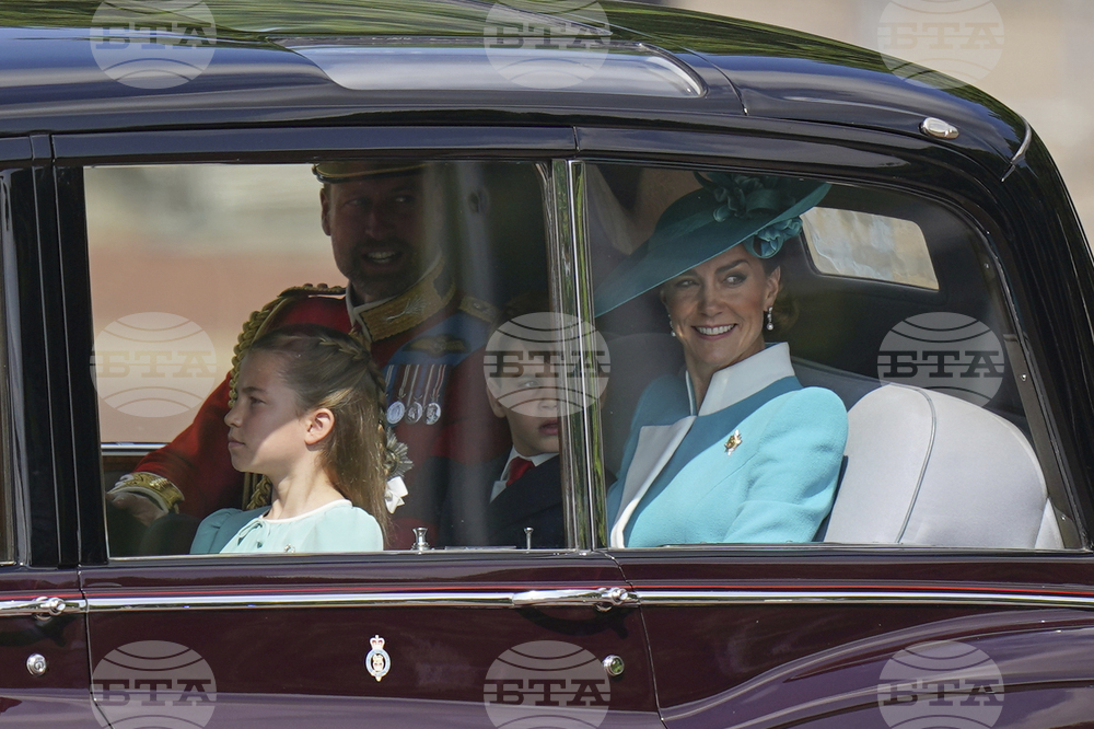 Britain Royals Trooping the Color