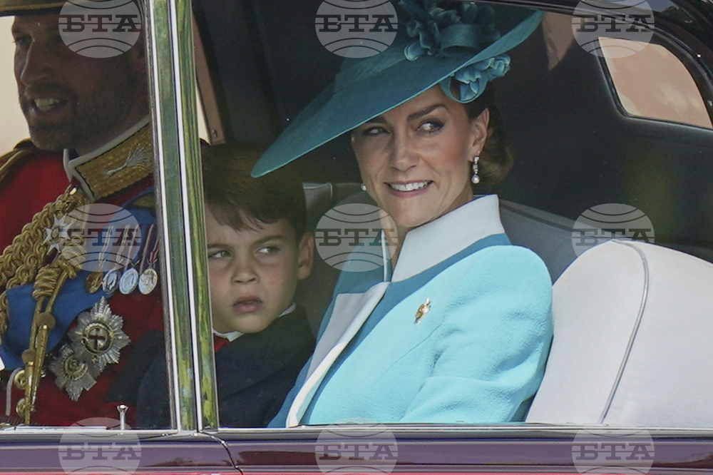 Britain Royals Trooping the Color