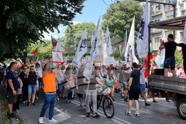 Варна - протест - евро - лев