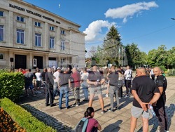 Разград - протест - трюфели