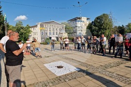 Разград - протест - трюфели
