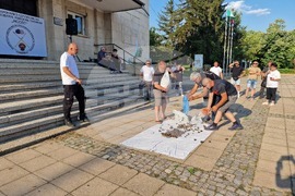 Разград - протест - трюфели