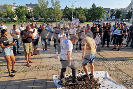 Разград - протест - трюфели