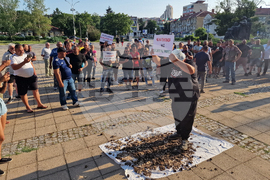 Разград - протест - трюфели