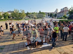 Разград - протест - трюфели