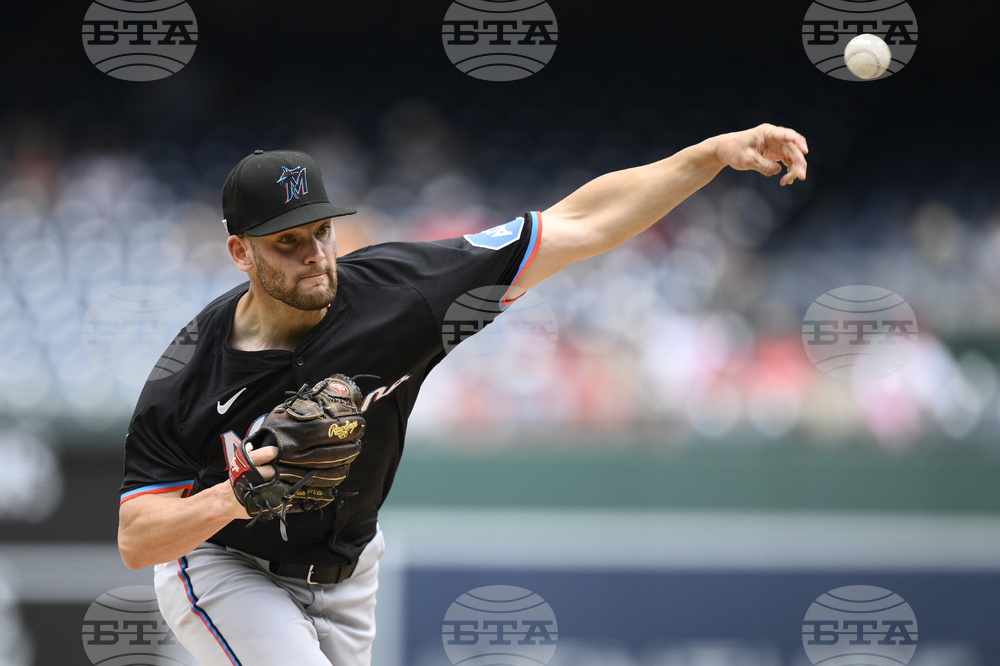Marlins Nationals Baseball