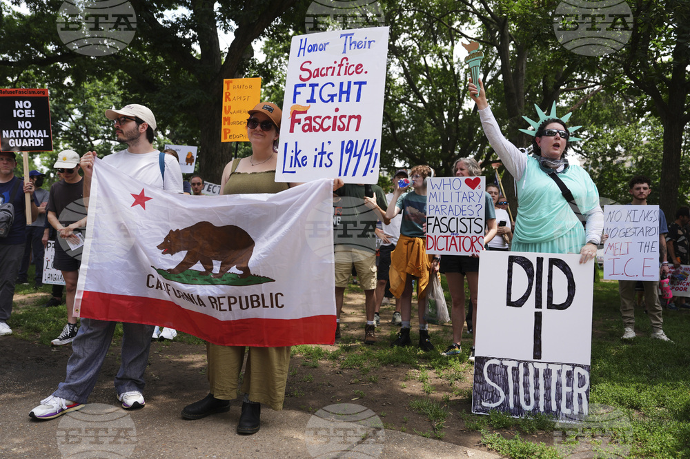 Trump Military Parade Protest