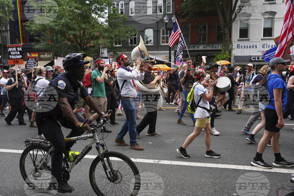 Trump Military Parade Protest