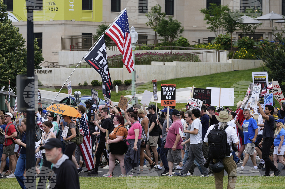 Trump Military Parade Protest