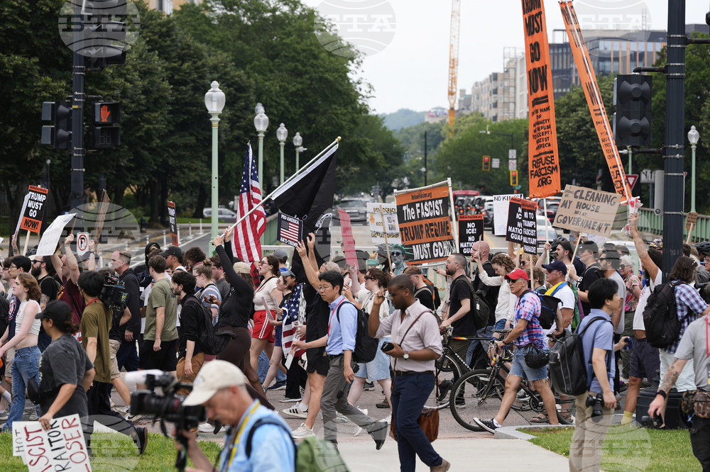 Trump Military Parade Protest