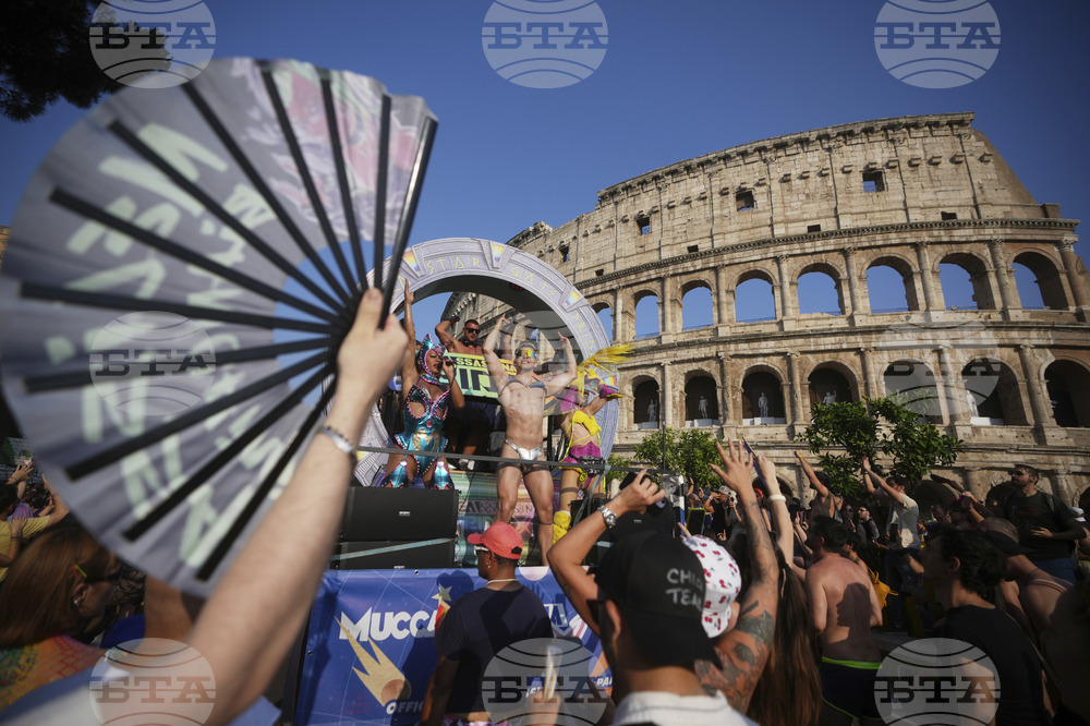 APTOPIX Italy Pride Parade