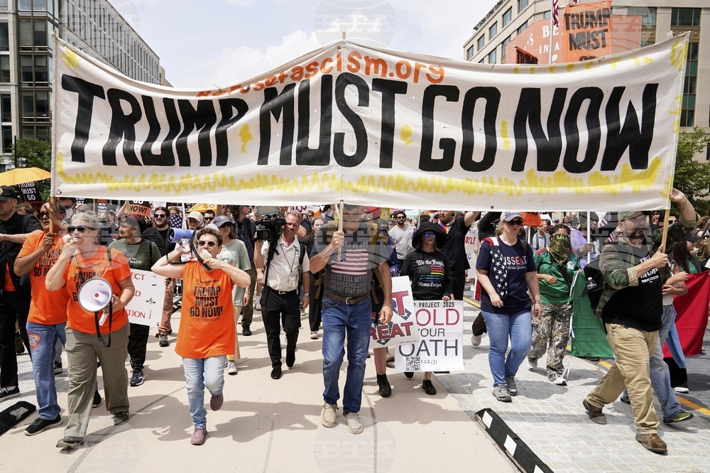 Trump Military Parade Protest
