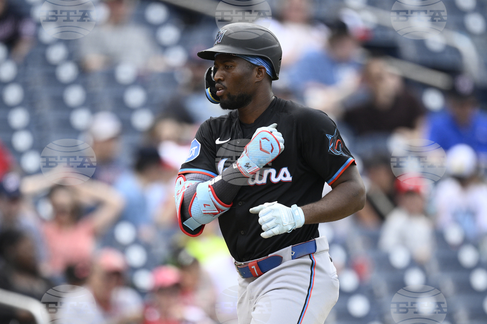 Marlins Nationals Baseball