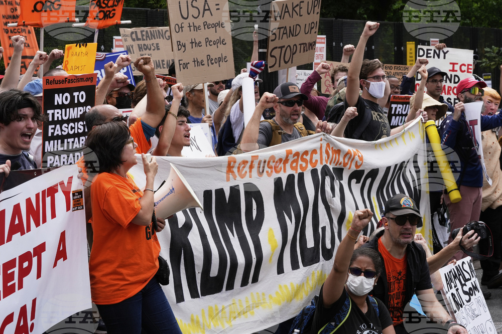 Trump Military Parade Protest