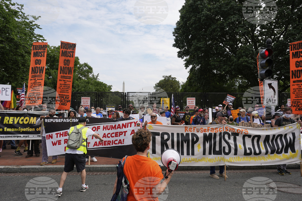 Trump Military Parade Protest