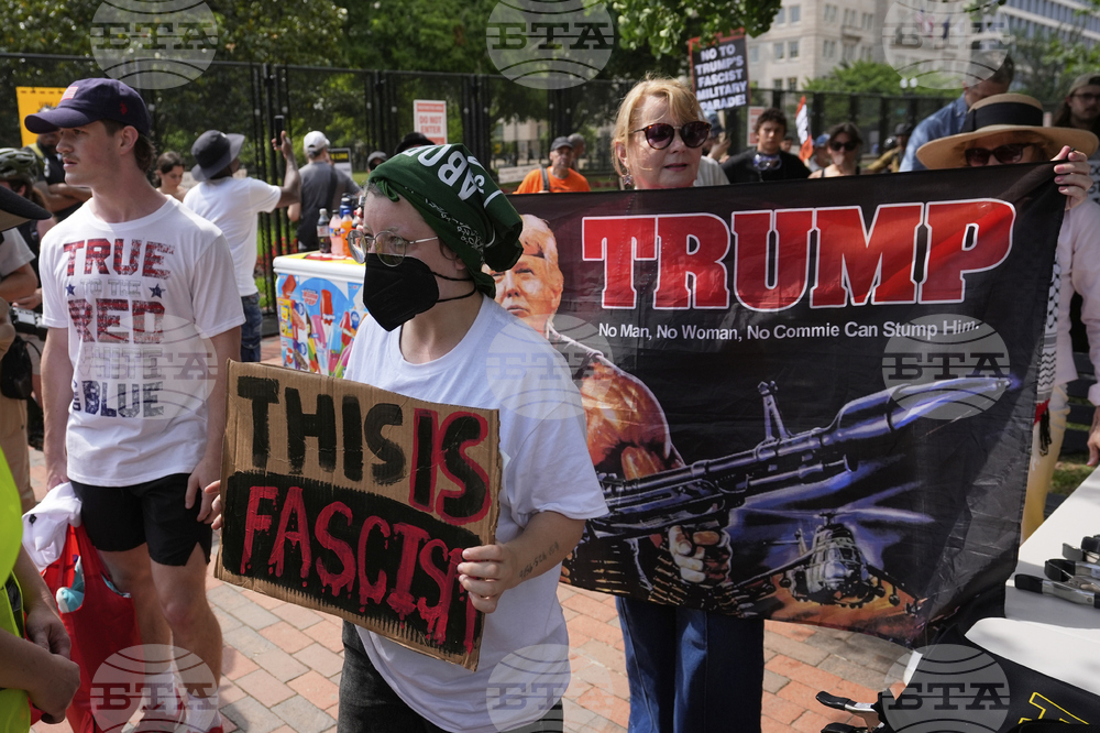 APTOPIX Trump Military Parade Protest
