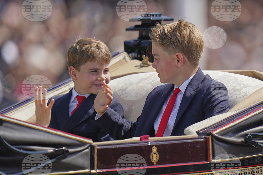 APTOPIX Britain Royals Trooping the Colour