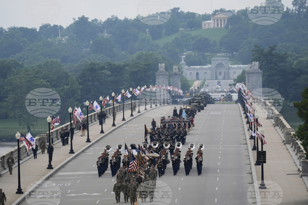 APTOPIX Trump Military Parade