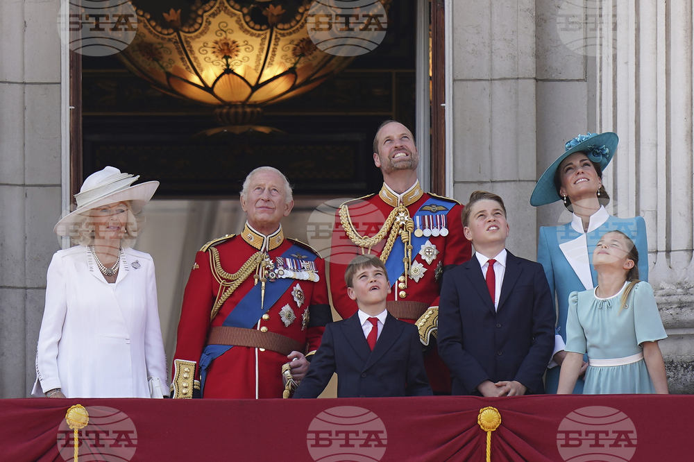 APTOPIX Britain Royals Trooping the Colour