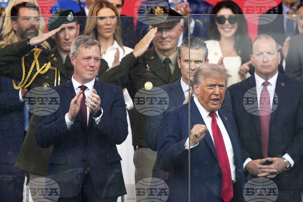 APTOPIX Trump Military Parade
