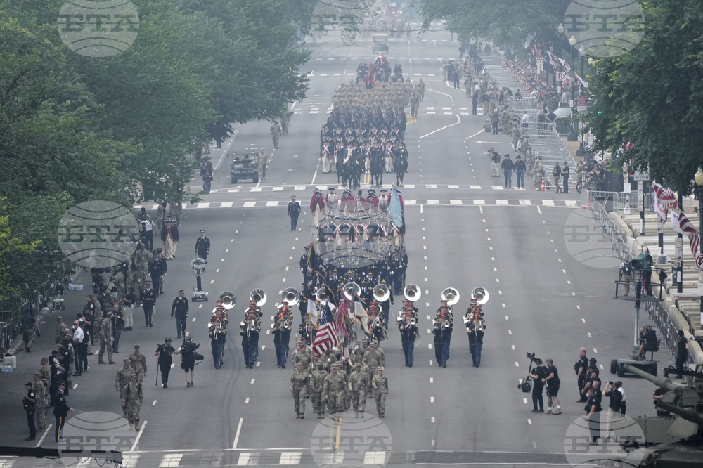 APTOPIX Trump Miltary Parade