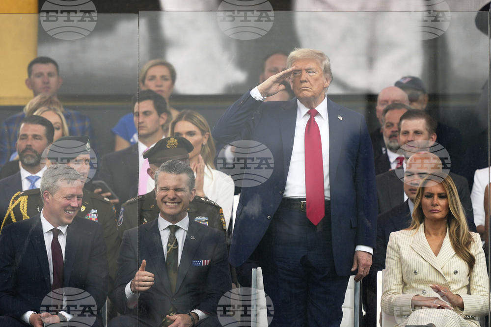 APTOPIX Trump Military Parade