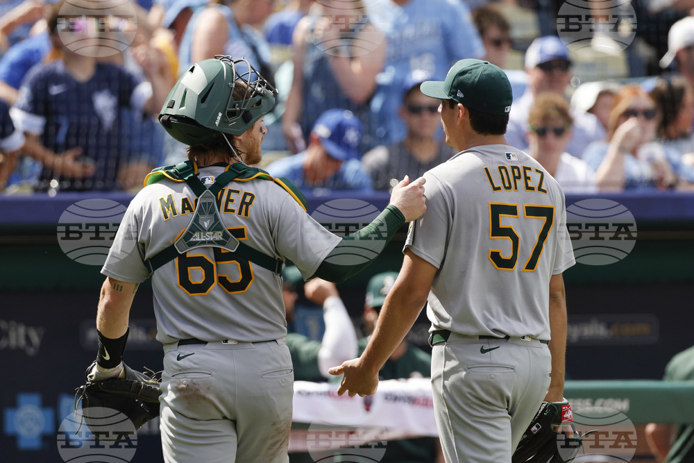 Athletics Royals Baseball