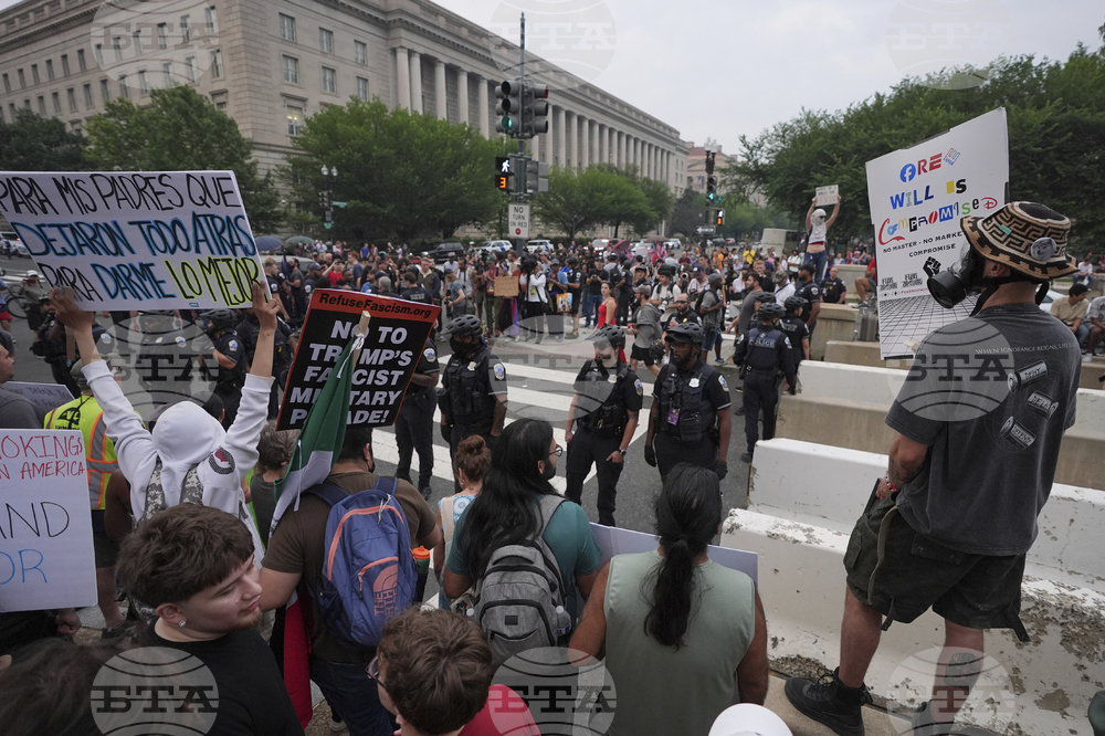 Trump Military Parade Protest
