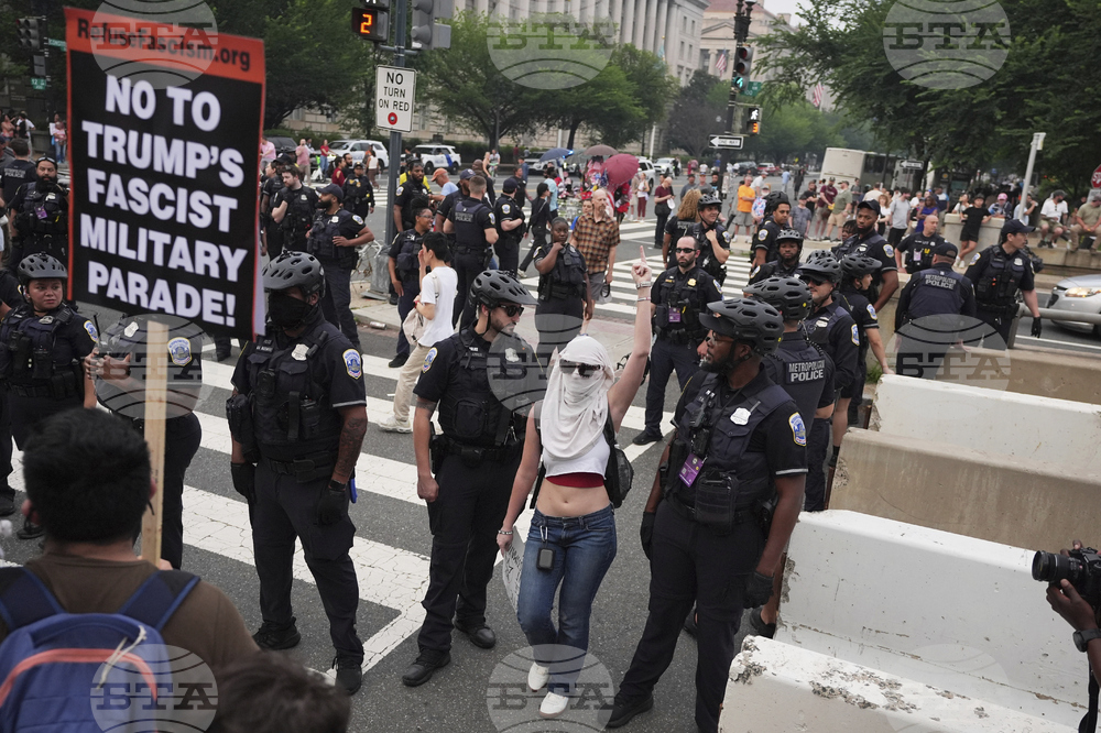 Trump Military Parade Protest