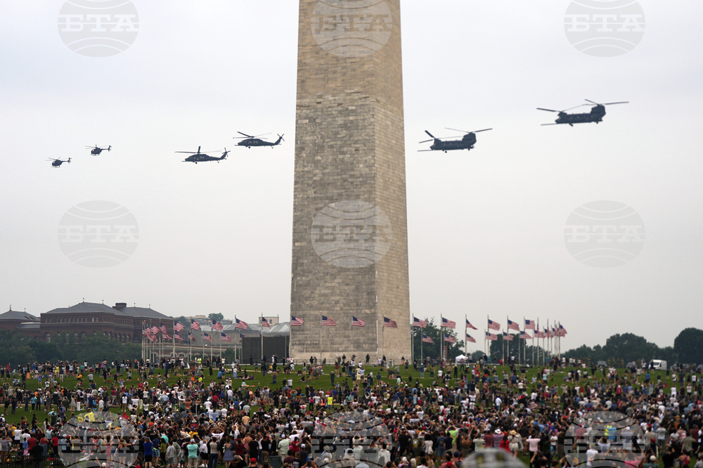 APTOPIX Trump Military Parade