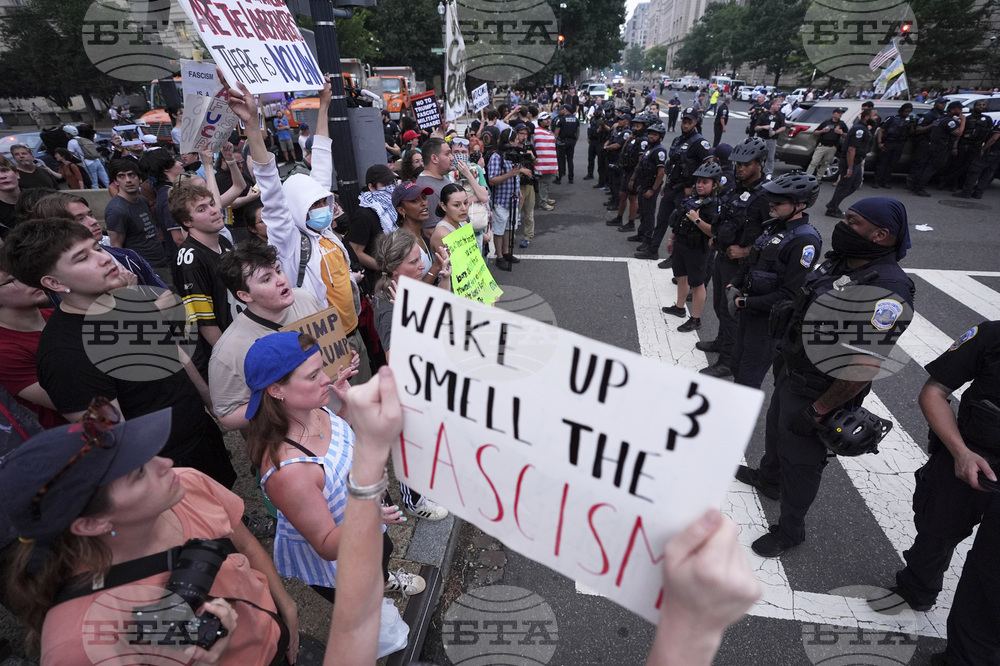 Trump Military Parade Protest