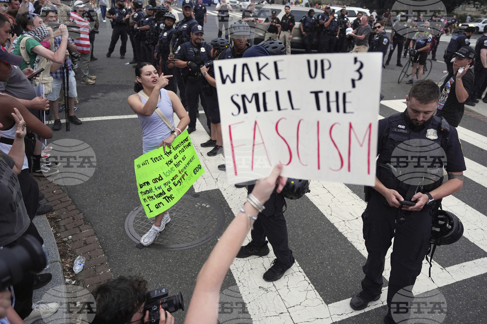 Trump Military Parade Protest