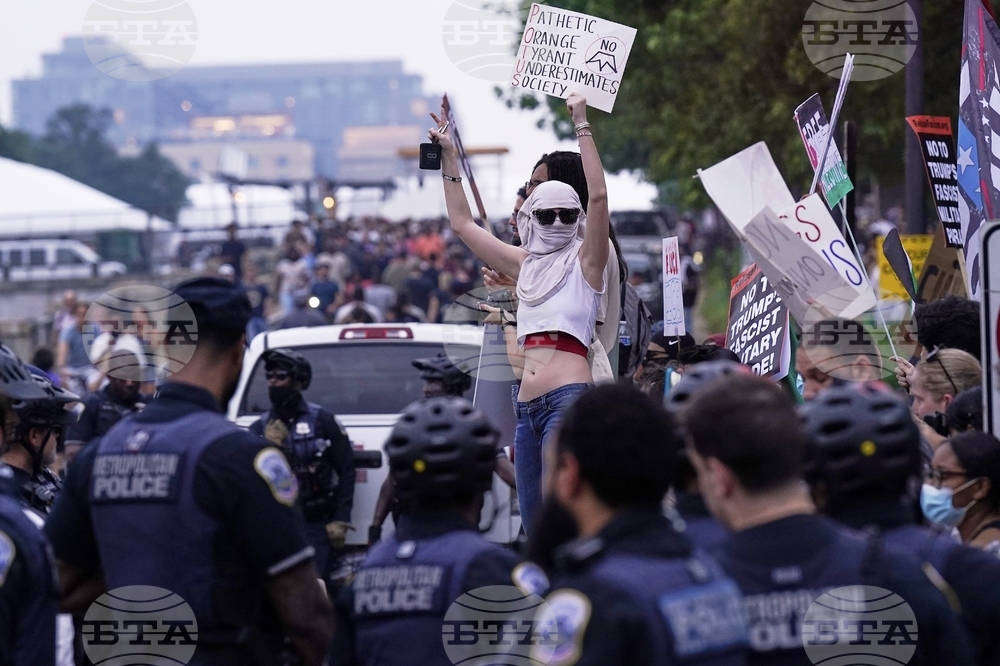 Trump Military Parade Protest