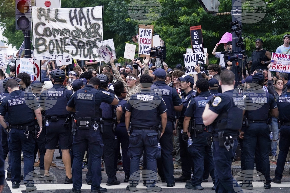 Trump Military Parade Protest