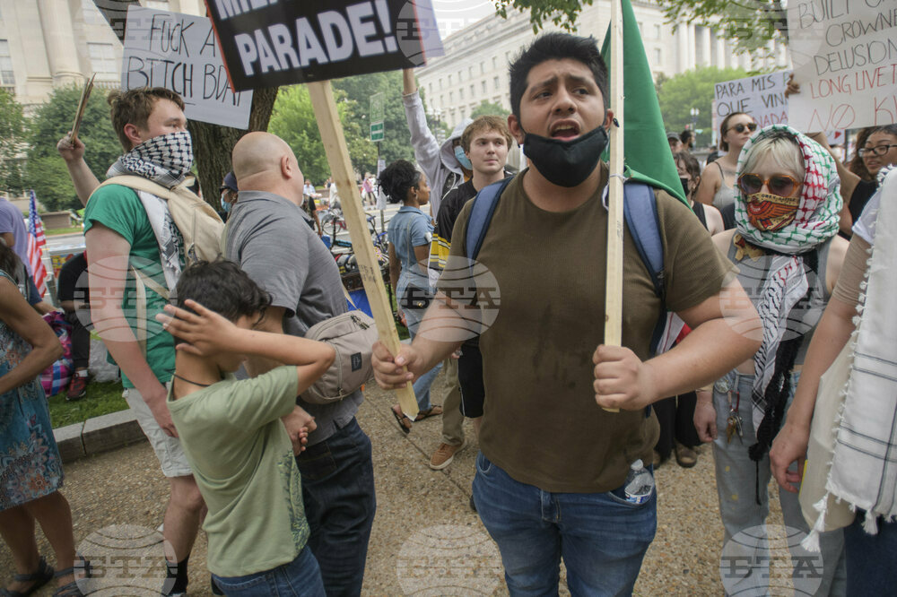 Trump Military Parade Protest