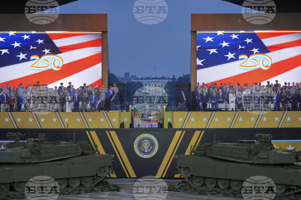 APTOPIX Trump Military Parade