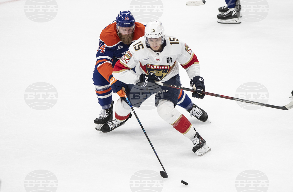 Stanley Cup Panthers Oilers Hockey