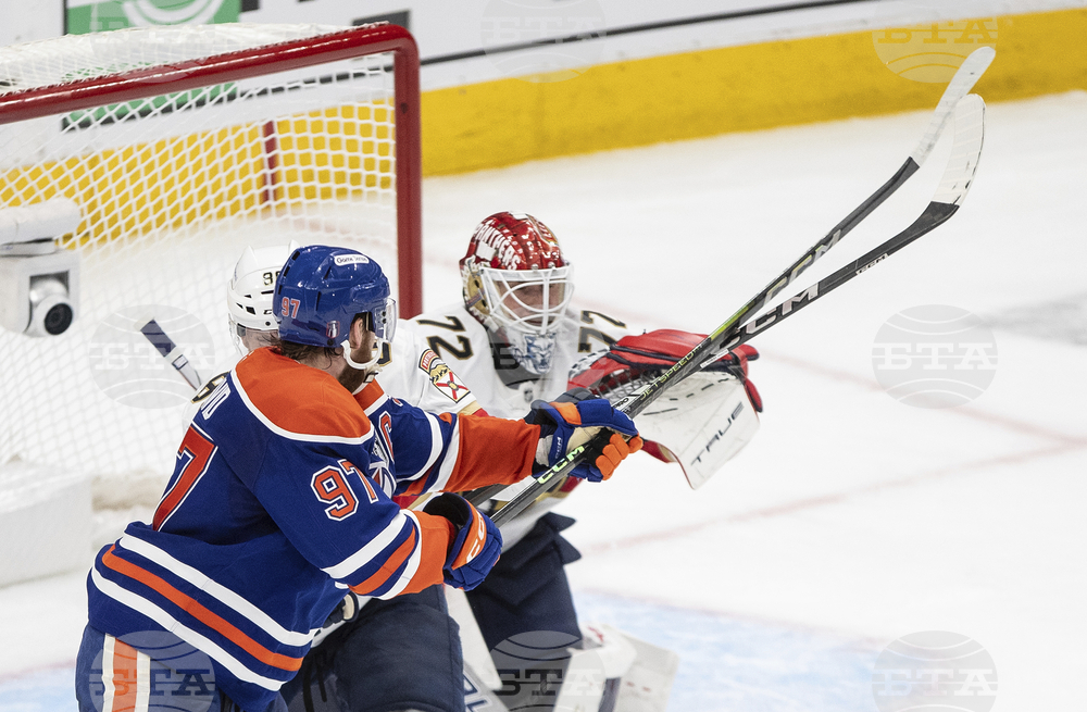 Stanley Cup Panthers Oilers Hockey