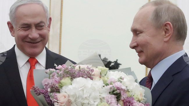 Путин и Нетаняху обсъдиха в телефонен разговор Иран и ситуацията в Близкия изток, съобщи Кремъл
