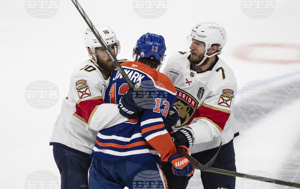 Stanley Cup Panthers Oilers Hockey