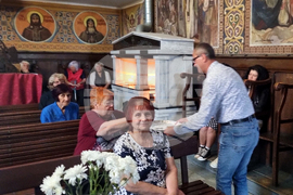 Търговище - храм „Св. Йоан Рилски“ - служба